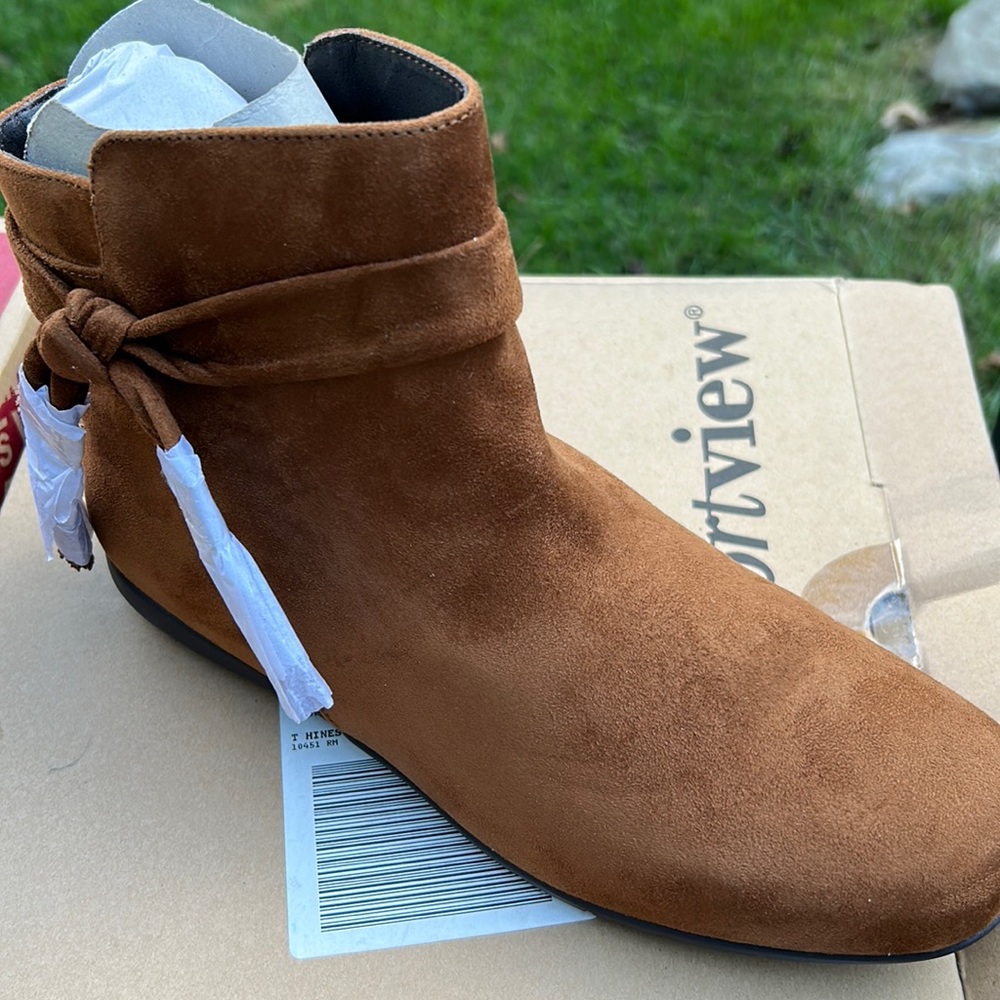 Comfort view brown women boots